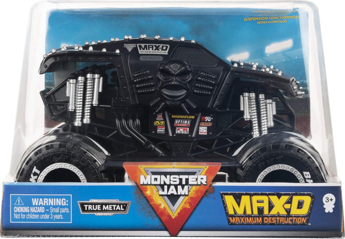 Monster Jam, Max -d Monster Truck - Vehículo De Fundición A