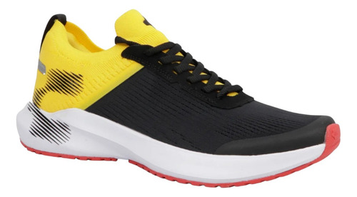 Tenis Deportivos Hombre Charly 1086526 Road Running Negros