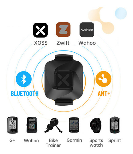 Sensor De Cadencia Y Velocidad Xoss Vortex Bluetooth Ant+ /