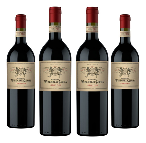 Vino Winemaker Series Cabernet Franc - Hermandad Caja X 4 