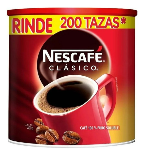 Café Soluble Nescafé Clásico 400 G