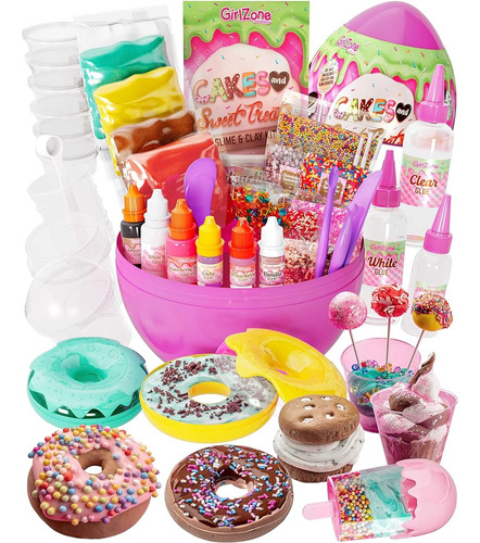 Girlzone Cakes & Sweet Treats Slime Egg, Fun Clay And Slime 