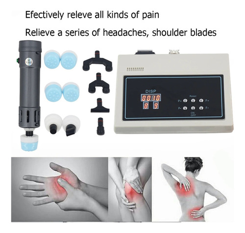 Máquina De Terapia De Ondas De Choque 2 En 1 Para La