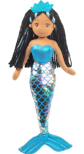 Peluche Sirena Muñeca Juguete Para Niñas Lentejuelas 45cm