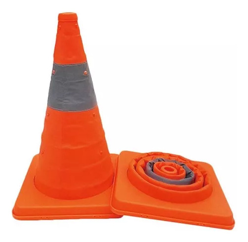 Cono De Carretera Reflectante De Seguridad Vial Retráctil De