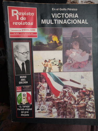 Murio Abel Quezada En Revista De Revistas Marzo 1991  Tapado