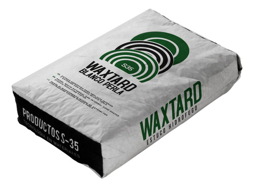 Estuco Hidrofugo Waxtard Perla S-35 25kg 2 Piezas