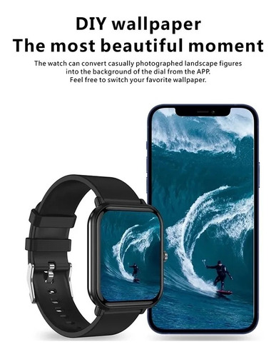 Monitor Presión Arterial Smartwatch Resistente Al Agua Para8