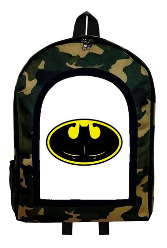 Mochila Camuflada Batman Nueva Colección Modelo 93