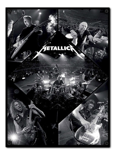 #1472 - Cuadro Vintage 30 X 40 - Metallica Rock Poster Metal