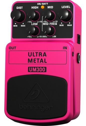 Behringer Um300 Ultra Metal Pedal De Distorsión P/ Guitarra