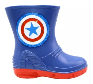 Bota Lluvia Niña Niño Bubble Gummer Asgard Capitan America