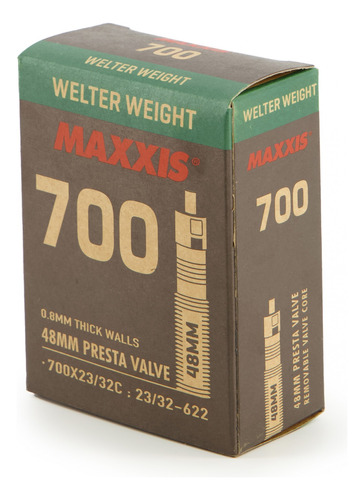 X2 Neumatico Maxxis Welterweight .8m 700x23-32 48mm (2 Und)