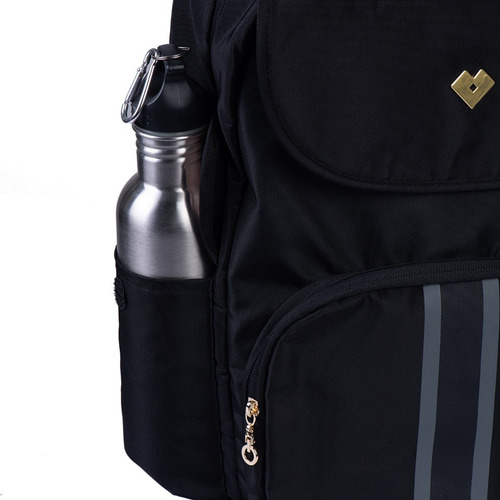 Mochila Laptop Mujer Juvenil Escolar, Backpack Viaje Luckyly Color Negro