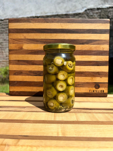 Aceitunas Verdes Rellenas Provolone - Hilal (la Rioja) X200g