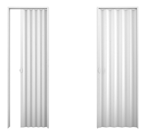 Puertas Plegables En Pvc 0,80 X 2,10 Blanco