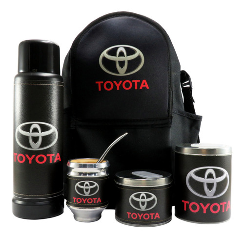 Set Matero Eco Cuero Costurado - Toyota