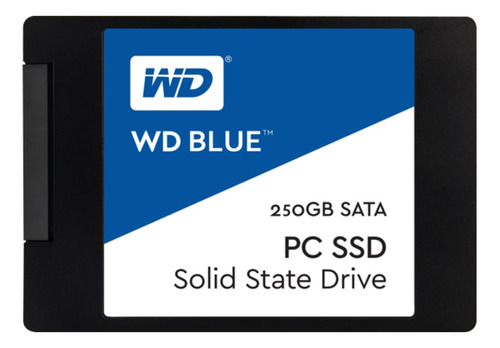 Disco sólido interno Western Digital  WDS250G1B0A 250GB azul