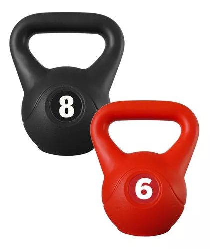 Pesa Rusa Kettlebell Pvc 8kg Entrenamiento Funcional Fitness