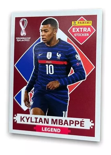 Figurinha Kylian Mbappé Bordo  Cacareco Panini Usado 75486207