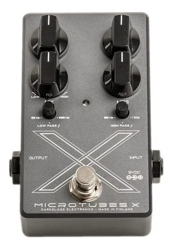 Pedal Darkglass Microtubes X para bajo, color mix, gris oscuro