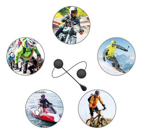 Auriculares Bluetooth Para Casco De Motocicleta 5.0