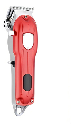 Cortapelos Con Cable Wmark Ng-2025b Con Pantalla Lcd Rojo