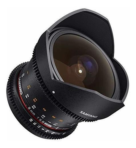 Cine Sy8mv N 8mm T3 8 Cine Para Nikon Dslr Video Con Ne...