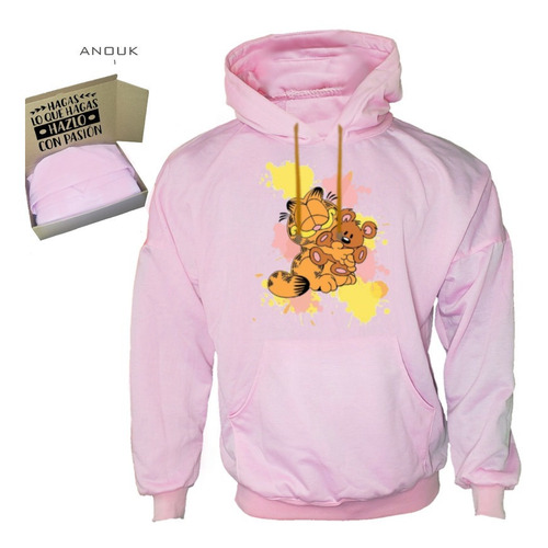 Imagen 9 de 10 de Buzo Hoodie Personalizado Saco Garfield Estampado Unisex