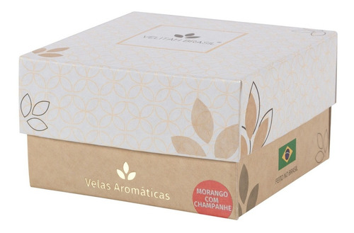 Imagem 3 de 6 de Vela Aromática Morango Com Champanhe C/ 4 Mini Velas