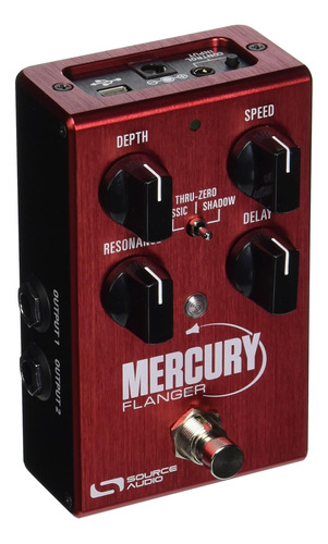 Pedal De Efecto Flanger Mercury Sa240 De   Audio