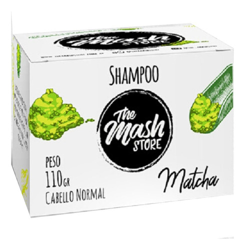 Shampoo Sólido 100% Natural The Mash Store - Arcilla X 110 G