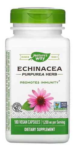 Nature's Way Hierba Equinácea Purpurea 400 Mg X 180c