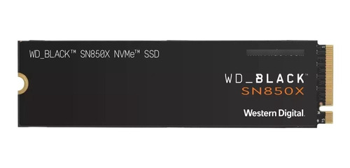 Disco Ssd M.2 Wd Black Pcie Gen4 Nvme 1tb Sn850x 7300mbps