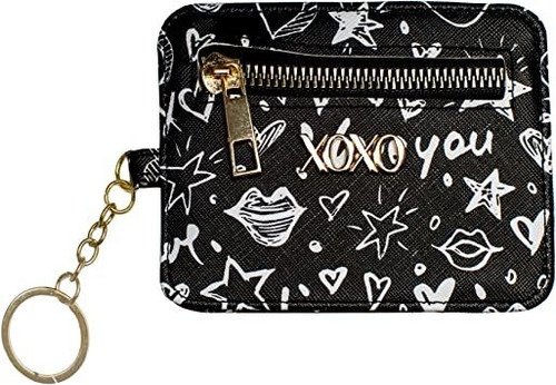 Xoxo Cartera Para Mujer Mini Saffiano De Piel Para Llave De