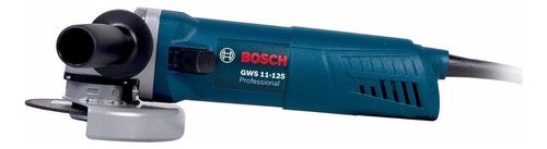 Miniesmeriladora angular Bosch Professional GWS 11-125 color azul 1100W 127V