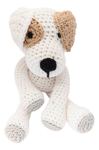 Perro Tejido Crochet Amigurumi -muñeco De Apego- 30cm
