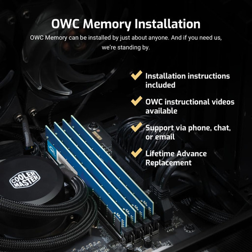 Memoria Ram Owc De 64 Gb 8 Módulos De 8 Gb Ddr4 2933 Mhz E