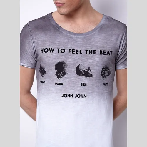 Camiseta John John Masculina Regular How To Feel The Beat Preta