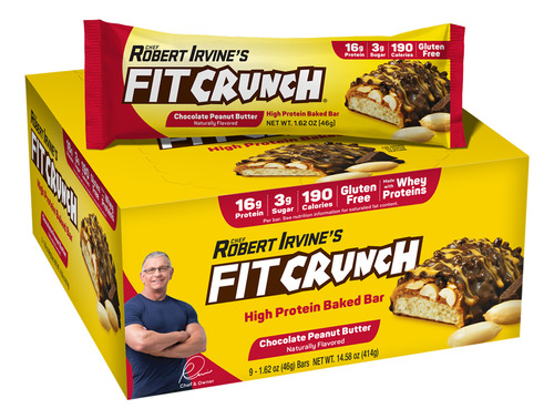 Caja Fit Crunch Bar 18 Uni - Robert Irvines