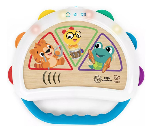 Baby Einstein + Hape Tambor Mágico Tap & Shake Magic Touch,