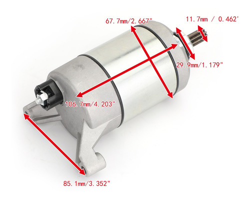 Motor De Arranque De 9 Ranuras Para Yamaha Xvs1300 Xvs950 V-