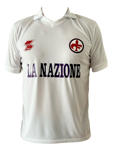 Camiseta Fiorentina Roberto Baggio Blanca Retro