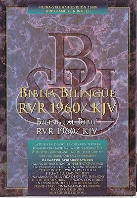 Rvr 1960/kjv Biblia Bilingüe, Negro Tapa Dura