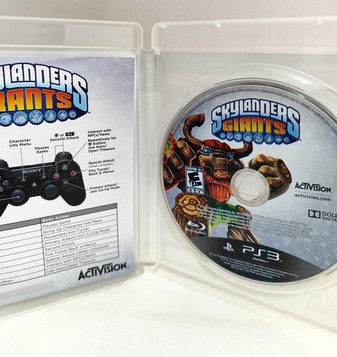 Skylanders Giants Ps3 Mídia Física ( Leia A Descrição) (Usado)