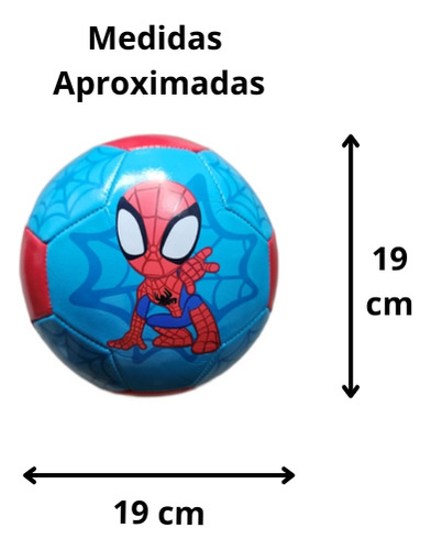 Balón Voit Spidey N3 19cm Minipelota Marvel