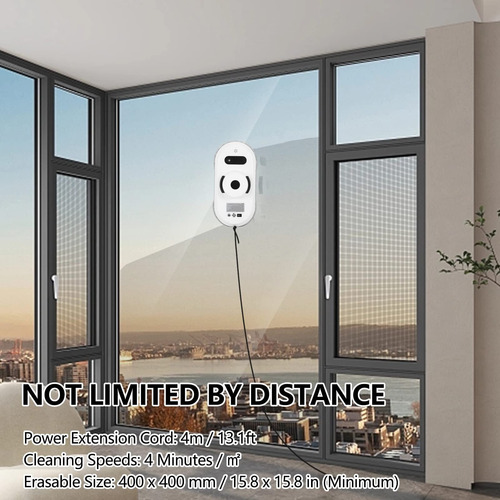 Robot Limpiador De Ventanas, Eléctrico Automático Limpiador