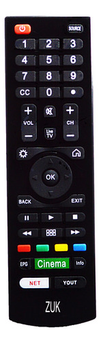 Control Remoto Tv Para Sharp Sh5020kuhd Aquos 4k Kuhdx Zuk