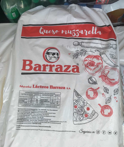 Muzzarella Vidal Barraza Todo Fraccionado Compra Minorista