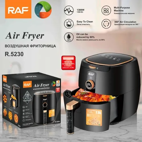Freidora De Aire Eléctrica Multifuncional R.5230 5.5 Litros